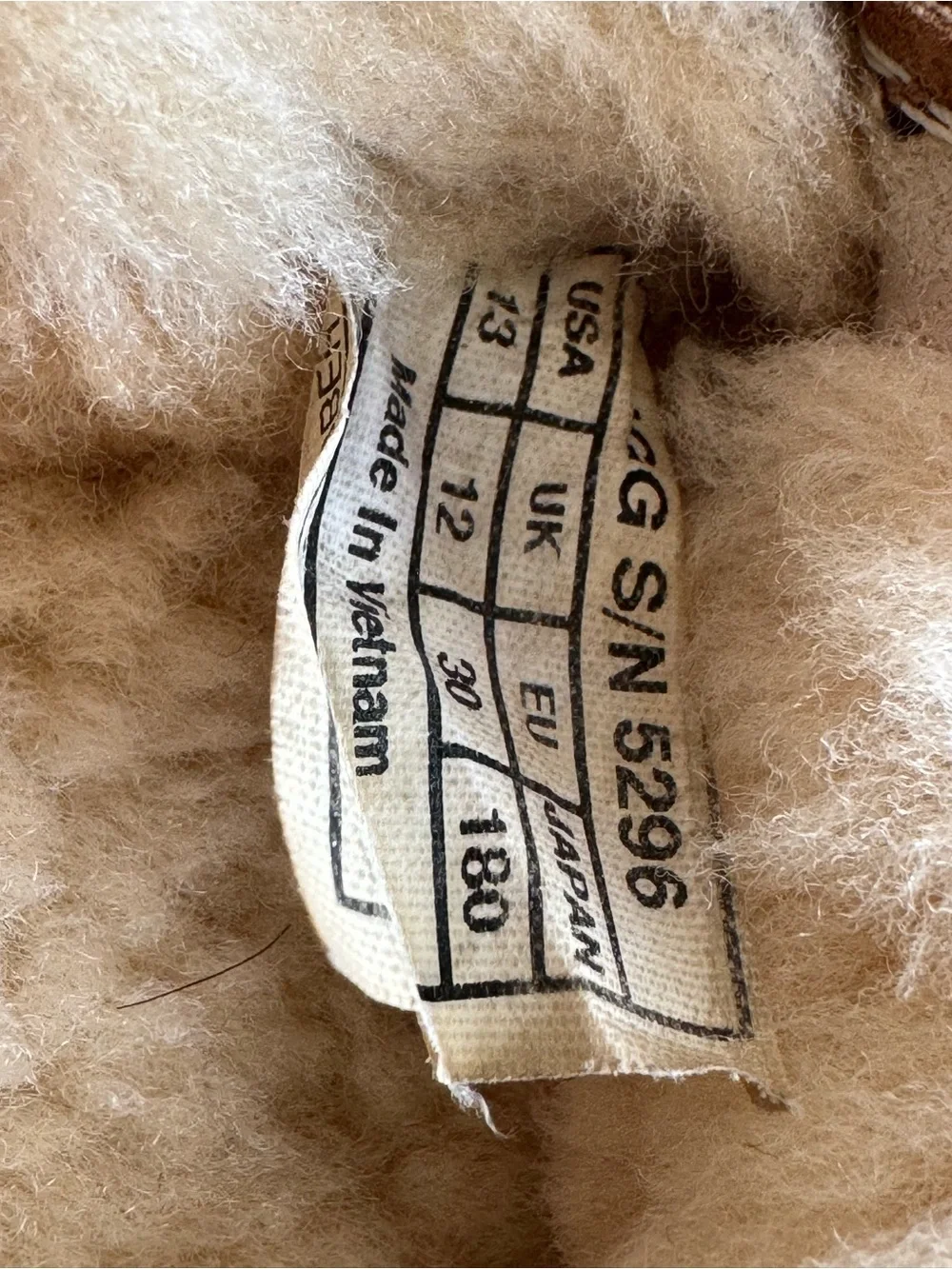 UGG toddler chestnut slippers